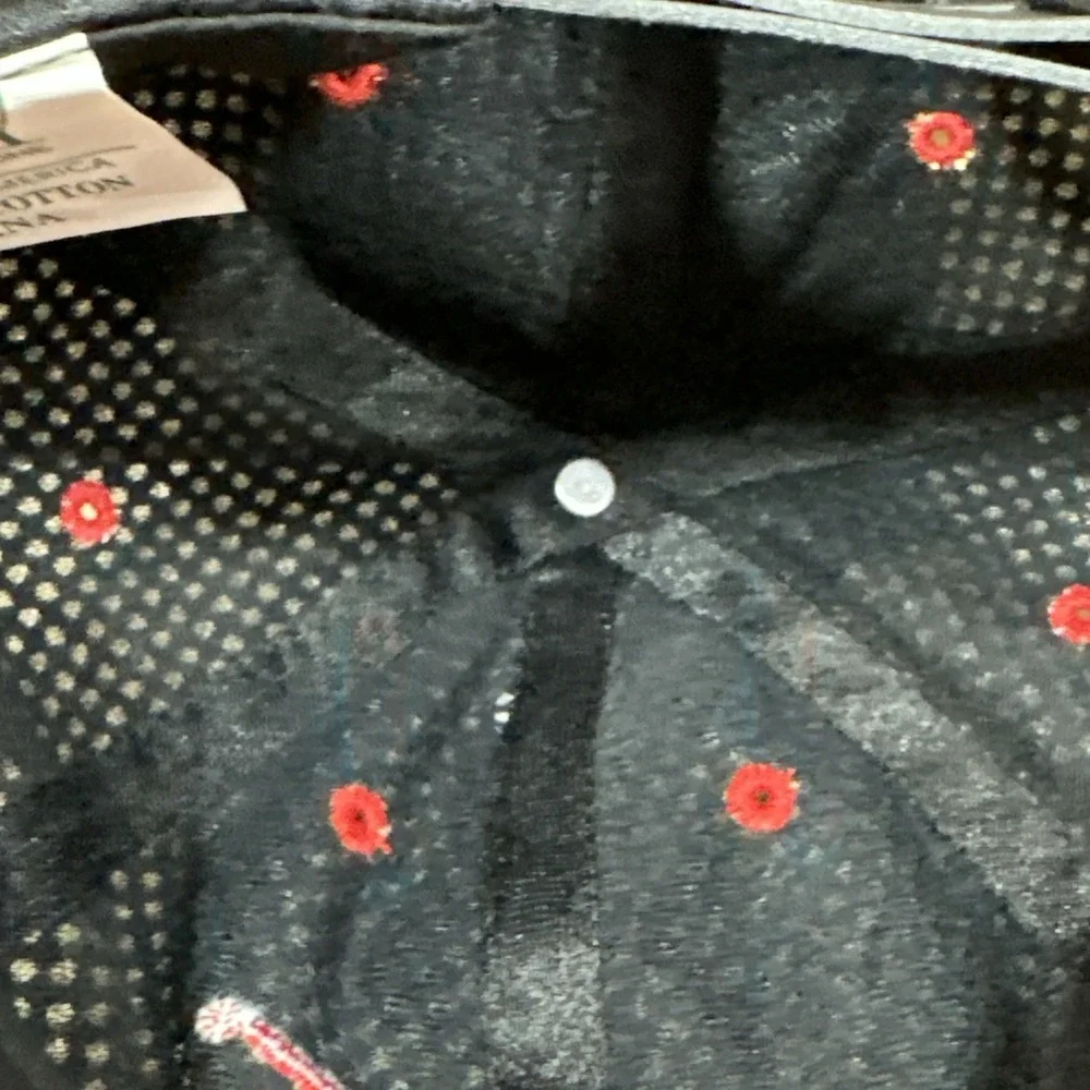 VTG NWOT RARE D.A.R.E. Classic mesh black red SnapBack hat Breathable 80 90s 00s